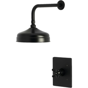 image:imageKingston Brass KB6340AXSO Restoration SingleHandle Pressure Balanced Shower Faucet Matte Black