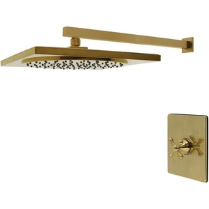 image:imageKingston Brass KB8347AXSO Restoration SingleHandle Pressure Balanced Shower Faucet Brushed Brass