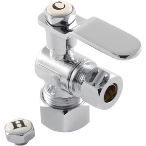 image:imageKingston Brass KL5330CP Whitaker 58 x 38 OD Comp Angle Stop Valve Polished Chrome