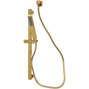 image:imageKingston Brass Made to Match KXK2541 Shower System with Slide Bar and Hand Shower Polished ChromeBrushed Brass