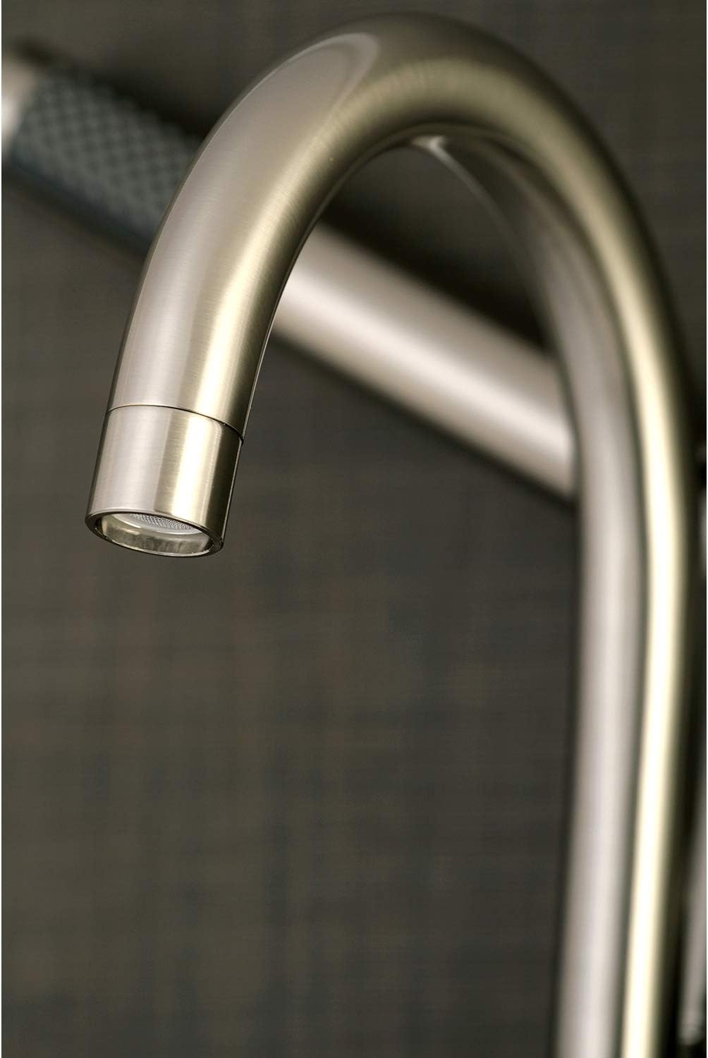 image:imageAqua Vintage AE8158DL Concord 7Inch Adjustable Wall Mount Tub Faucet Brushed NickelBrushed Nickel