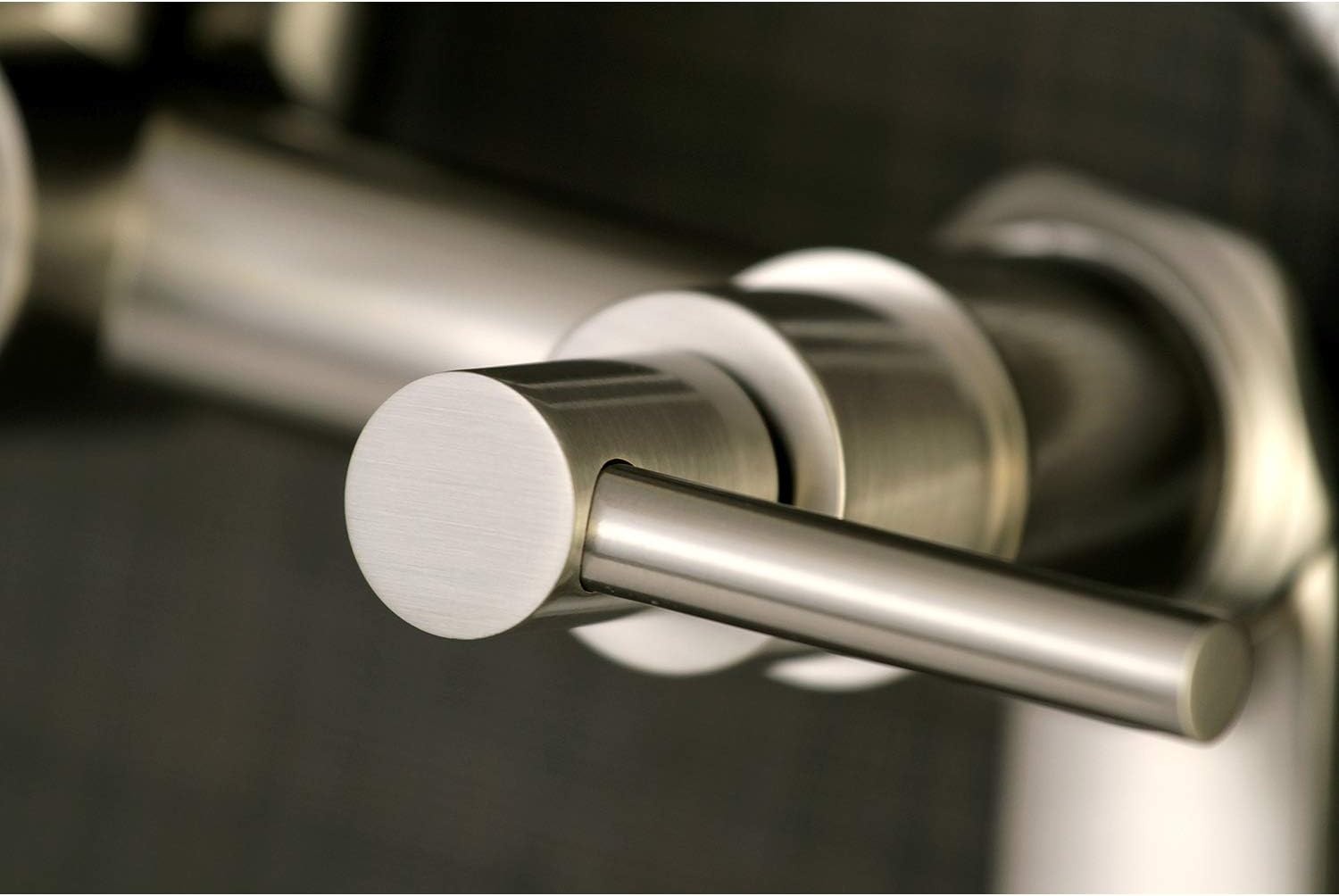 image:imageAqua Vintage AE8158DL Concord 7Inch Adjustable Wall Mount Tub Faucet Brushed NickelBrushed Nickel