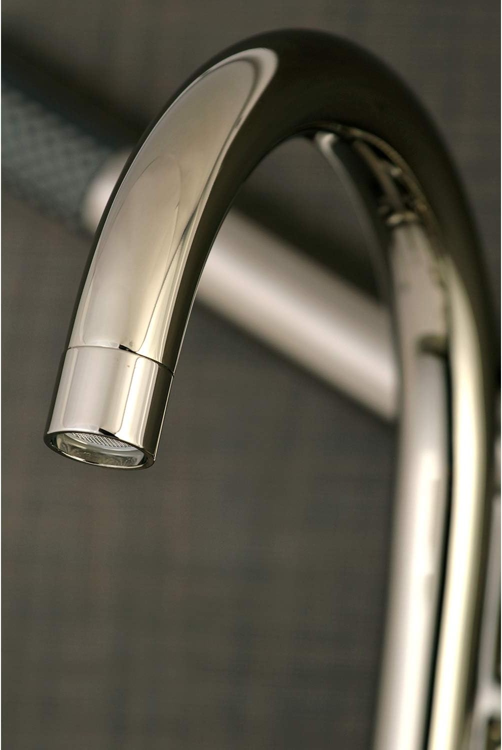 image:imageAqua Vintage AE8158DL Concord 7Inch Adjustable Wall Mount Tub Faucet Brushed NickelPolished Nickel