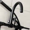 image:imageAqua Vintage AE8150DKL Kaiser 7Inch Adjustable Wall Mount Clawfoot Tub Faucet Matte BlackMatte Black