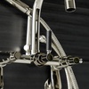image:imageAqua Vintage AE8150DKL Kaiser 7Inch Adjustable Wall Mount Clawfoot Tub Faucet Matte BlackPolished Nickel