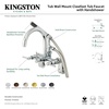 image:imageAqua Vintage AE8158DL Concord 7Inch Adjustable Wall Mount Tub Faucet Brushed NickelBrushed Brass