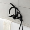 image:imageAqua Vintage AE8450DL Concord Wall Mount Clawfoot Tub Faucet Matte BlackMatte Black