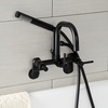 image:imageAqua Vintage AE8450DL Concord Wall Mount Clawfoot Tub Faucet Matte BlackMatte Black