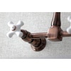 image:imageKingston Brass AE7T7 Aqua Vintage Wall Mount Clawfoot Tub Faucet Brushed BrassAntique Copper