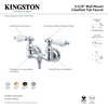 image:imageKingston Brass CC34T1 Vintage 338Inch Wall Mount Tub Faucet Polished ChromePolished Chrome