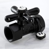 image:imageKingston Brass CC44150X Quarter Turn Valve 12 FIP X 12 or 716Inch Slip Joint Matte Black