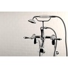 image:imageKingston Brass CCK103T8 VintageAqua Eden Tub Filler Combo with Lever Handle and Supply Lines Brushed NickelPolished Chrome