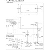 image:imageKingston Brass CCK1181AX Vintage Clawfoot Tub Faucet Package with Shower Enclosure Polished ChromePolished Chrome