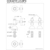 image:imageKingston Brass CCK44151AX Straight Stop Shut Off Valve Polished ChromePolished Chrome