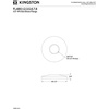 image:imageKingston Brass FL487 Made To Match 12 IPS Brass Flange Brushed Brass