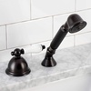 image:imageKingston Brass KB2238YL Yosemite Three Handle Tub Shower Faucet 318 inch Diameter Escutcheon Brushed NickelOil Rubbed Bronze