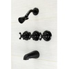 image:imageKingston Brass KB230AX Victorian Tub and Shower Faucet Matte Black 72 x 8 x 738Matte Black