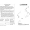 image:imageKingston Brass KB230AX Victorian Tub and Shower Faucet Matte Black 72 x 8 x 738Polished Chrome