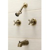 image:imageKingston Brass KB243AXAB Magellan Tub and Shower Faucet Antique Brass 72 x 8 x 738