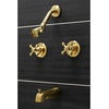 image:imageKingston Brass KB243AXAB Magellan Tub and Shower Faucet Antique Brass 72 x 8 x 738