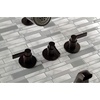image:imageKingston Brass KBX8136NDL NuvoFusion Tub and Shower Faucet Polished Nickel 713 x 1288 x 513Oil Rubbed Bronze