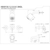 image:imageKingston Brass KBX8136NDL NuvoFusion Tub and Shower Faucet Polished Nickel 713 x 1288 x 513Oil Rubbed Bronze