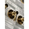 image:imageKingston Brass KBX8136NDL NuvoFusion Tub and Shower Faucet Polished Nickel 713 x 1288 x 513Polished Brass