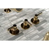 image:imageKingston Brass KBX8136NDL NuvoFusion Tub and Shower Faucet Polished Nickel 713 x 1288 x 513Polished Brass