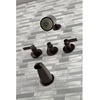 image:imageKingston Brass KBX8136NDL NuvoFusion Tub and Shower Faucet Polished Nickel 713 x 1288 x 513Polished Nickel