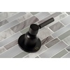 image:imageKingston Brass KBX8141DL Concord DoubleHandle Tub and Shower Faucet in Polished ChromeMatte Black