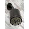 image:imageKingston Brass KBX8141DL Concord DoubleHandle Tub and Shower Faucet in Polished ChromeMatte Black