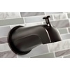 image:imageKingston Brass KBX8141DL Concord DoubleHandle Tub and Shower Faucet in Polished ChromeOil Rubbed Bronze