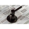 image:imageKingston Brass KBX8141DL Concord DoubleHandle Tub and Shower Faucet in Polished ChromeOil Rubbed Bronze