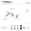 image:imageKingston Brass KC361 Magellan Roman Tub Faucet Polished ChromePolished ChromePolished Brass