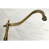 image:imageKingston Brass KS1020PL Heritage Wall Mount Roman Tub Faucet Matte BlackAntique Brass
