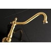 image:imageKingston Brass KS1020PL Heritage Wall Mount Roman Tub Faucet Matte BlackBrushed Brass