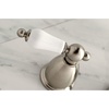 image:imageKingston Brass KS1020PL Heritage Wall Mount Roman Tub Faucet Matte BlackBrushed Nickel