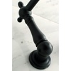 image:imageKingston Brass KS1020PL Heritage Wall Mount Roman Tub Faucet Matte BlackMatte Black