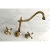 image:imageKingston Brass KS1021AX Heritage Roman Tub Faucet Polished Chrome 13 x 1163 x 794Antique Brass