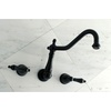 image:imageKingston Brass KS1027AL Wall Mount Tub Filler Brushed Brass 13 x 794 x 619Matte Black