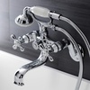 image:imageKingston Brass KS226C Kingston Wall Mount Tub Faucet with Hand Shower Polished Chrome