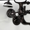 image:imageKingston Brass KS226MB Kingston Wall Mount Tub Faucet with Hand Shower Matte BlackOil Rubbed Bronze