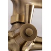 image:imageKingston Brass KS265SB Tub Wall Mount Clawfoot Tub Faucet with Hand Shower Brushed BrassAntique Brass