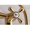 image:imageKingston Brass KS265SB Tub Wall Mount Clawfoot Tub Faucet with Hand Shower Brushed BrassBrushed Brass