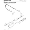 image:imageKingston Brass KS265SB Tub Wall Mount Clawfoot Tub Faucet with Hand Shower Brushed BrassMatte Black