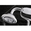 image:imageKingston Brass KS265SB Tub Wall Mount Clawfoot Tub Faucet with Hand Shower Brushed BrassPolished Chrome