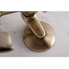 image:imageKingston Brass KS266MB Kingston Wall Mount Clawfoot Tub Faucet with Hand Shower Matte BlackAntique Brass