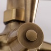 image:imageKingston Brass KS266MB Kingston Wall Mount Clawfoot Tub Faucet with Hand Shower Matte BlackAntique Brass