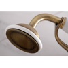 image:imageKingston Brass KS266MB Kingston Wall Mount Clawfoot Tub Faucet with Hand Shower Matte BlackAntique Brass