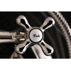 image:imageKingston Brass KS266MB Kingston Wall Mount Clawfoot Tub Faucet with Hand Shower Matte BlackPolished Nickel